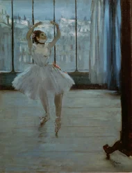 Danseuse devant une fenêtre (Danseuse au studio du photographe) vers 1874-77